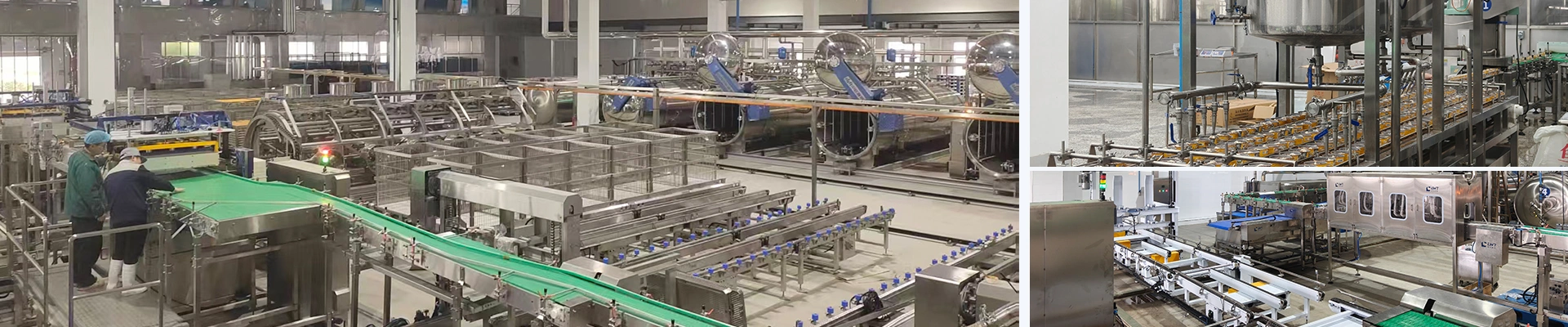 Ligne de mise en conserve de fruits de mer